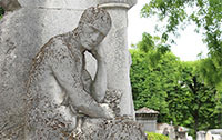 Père Lachaise Cemetery Largest cemetery in Paris, France