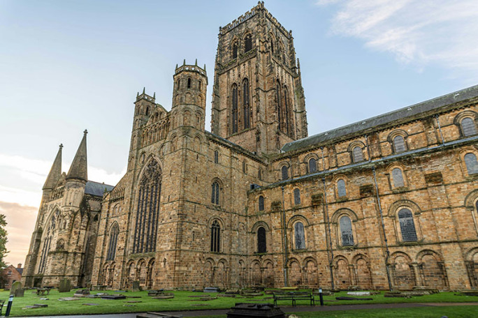 Durham Cathedral was used for various Hogwarts interior and exterior shots