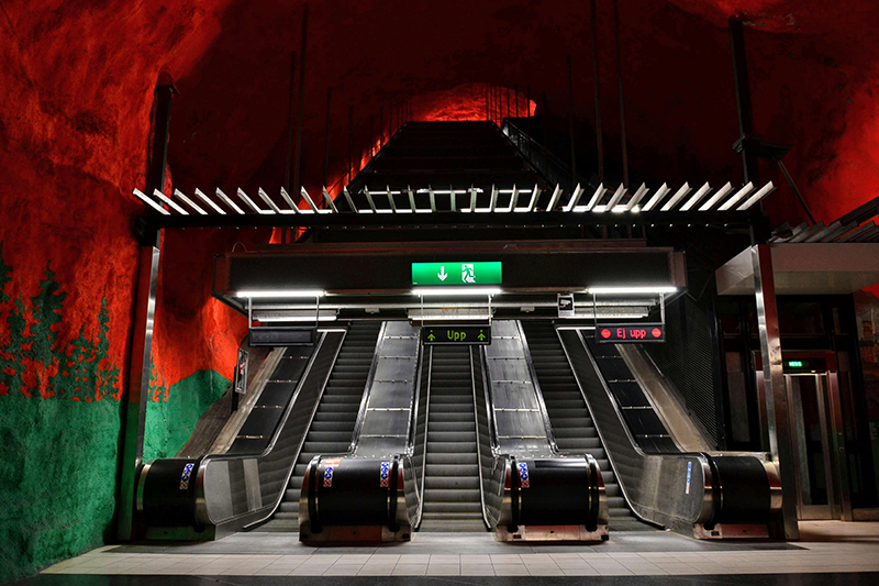 Stockholm's Underground Art Gallery