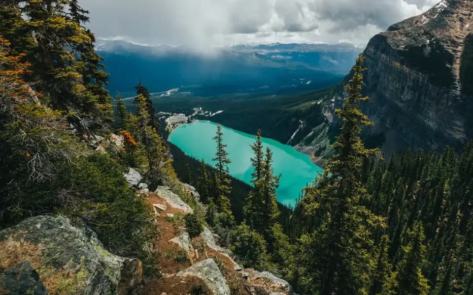 View of mountains