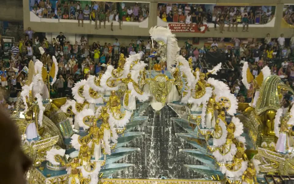 Carnival parade in the Sambadrome, Rio de Janeiro