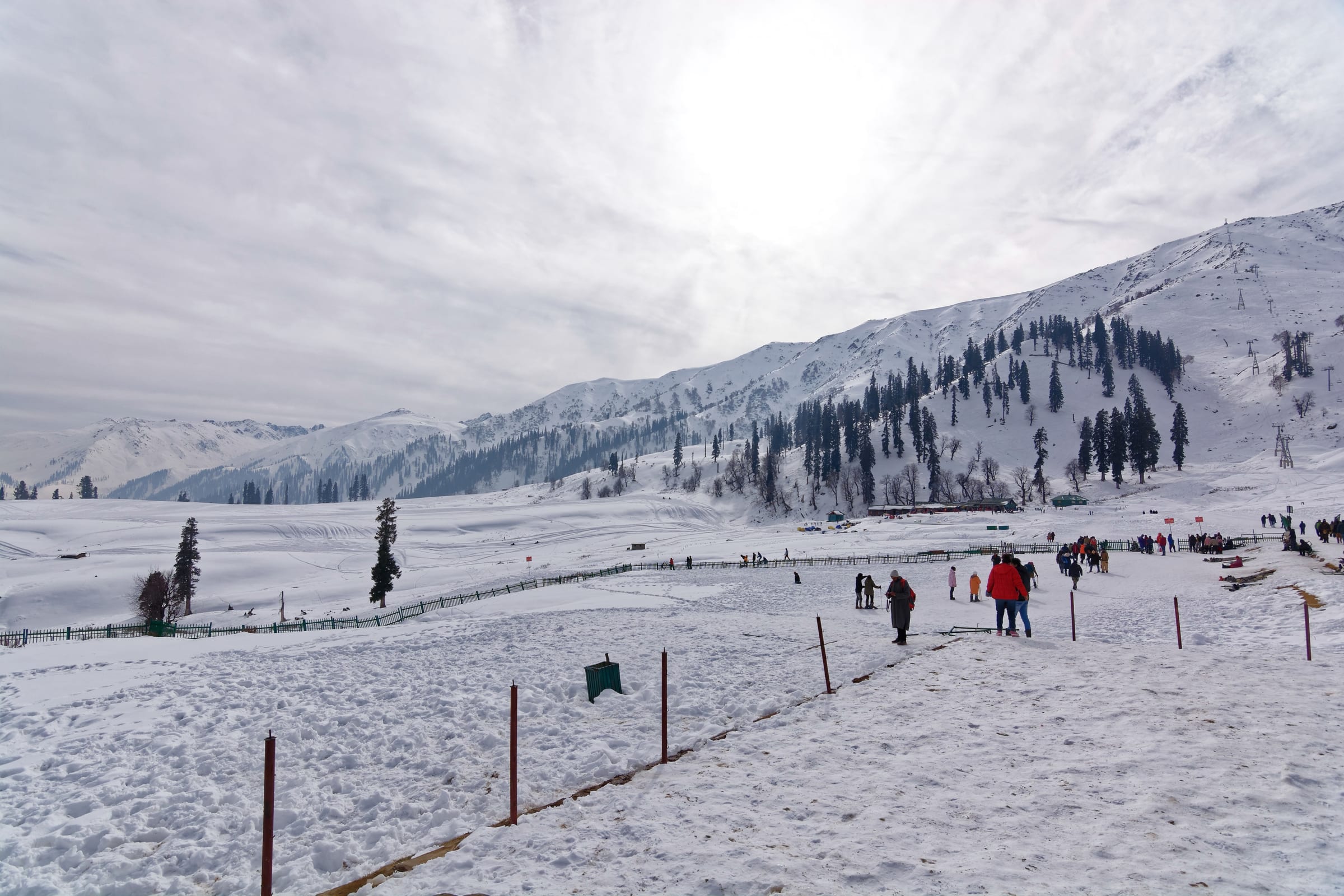 Gulmarg Ski Resort area Phase 2 ski area