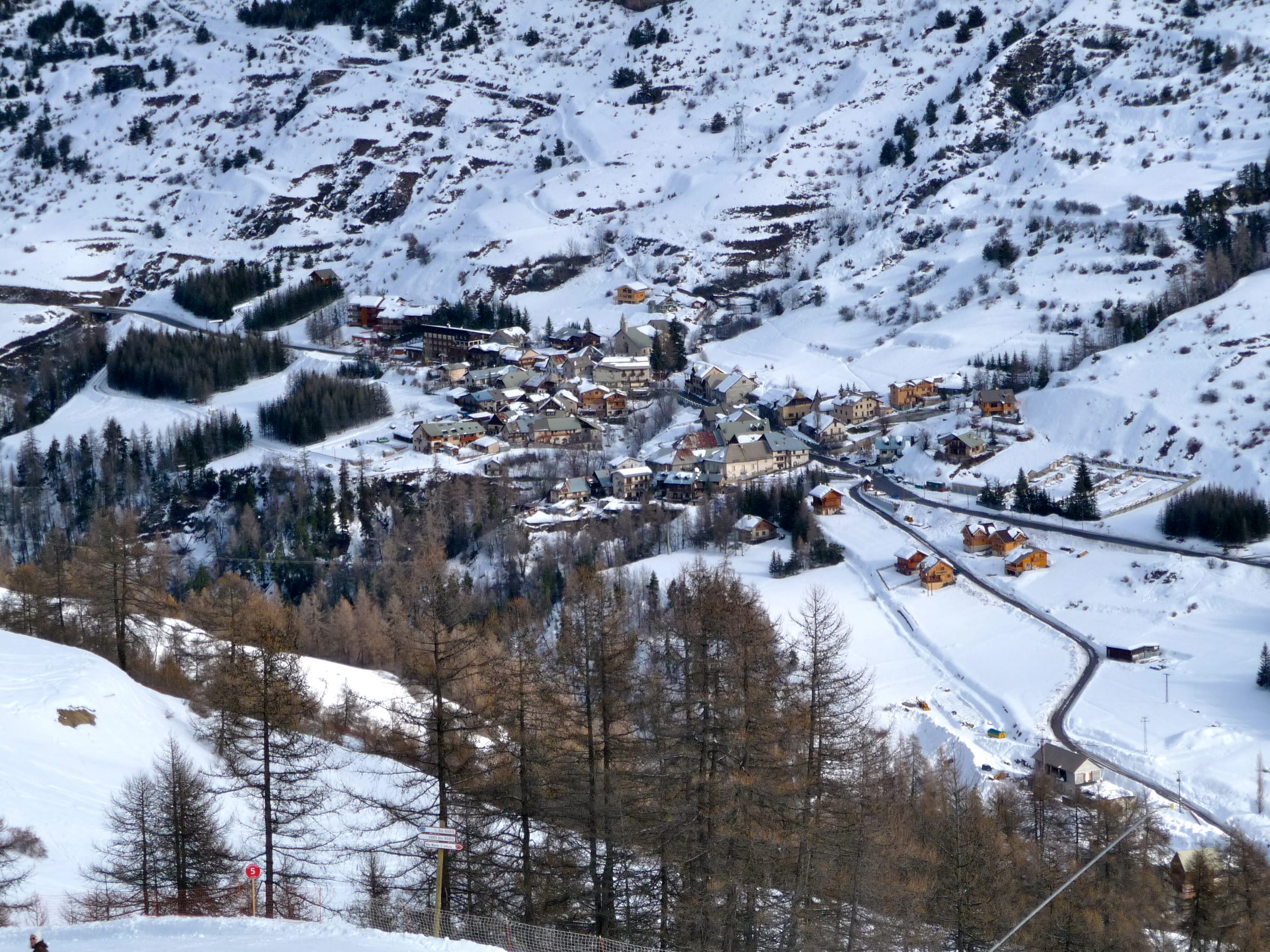 Forêt Blanche : Vars/Risoul ski area